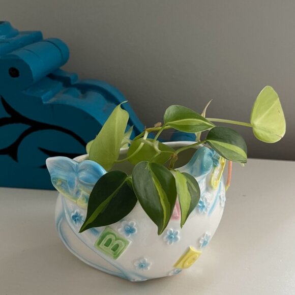 Vintage Baby Ceramic Planter, Container, Kitsch - Picture 2 of 7